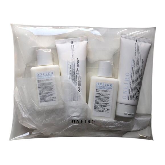 Oneiro NIP Sunchasers Travel Set Body Milk Body Wash Shampoo Conditioner + Bag - Picture 3 of 16